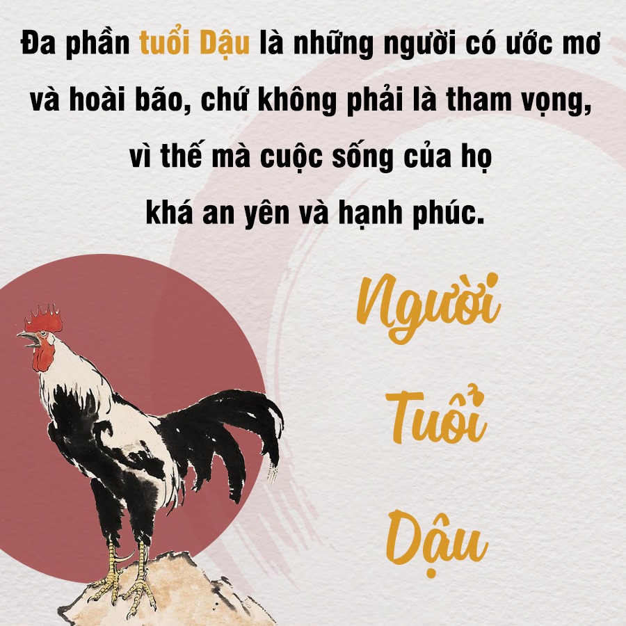 tính cách tuổi dậu